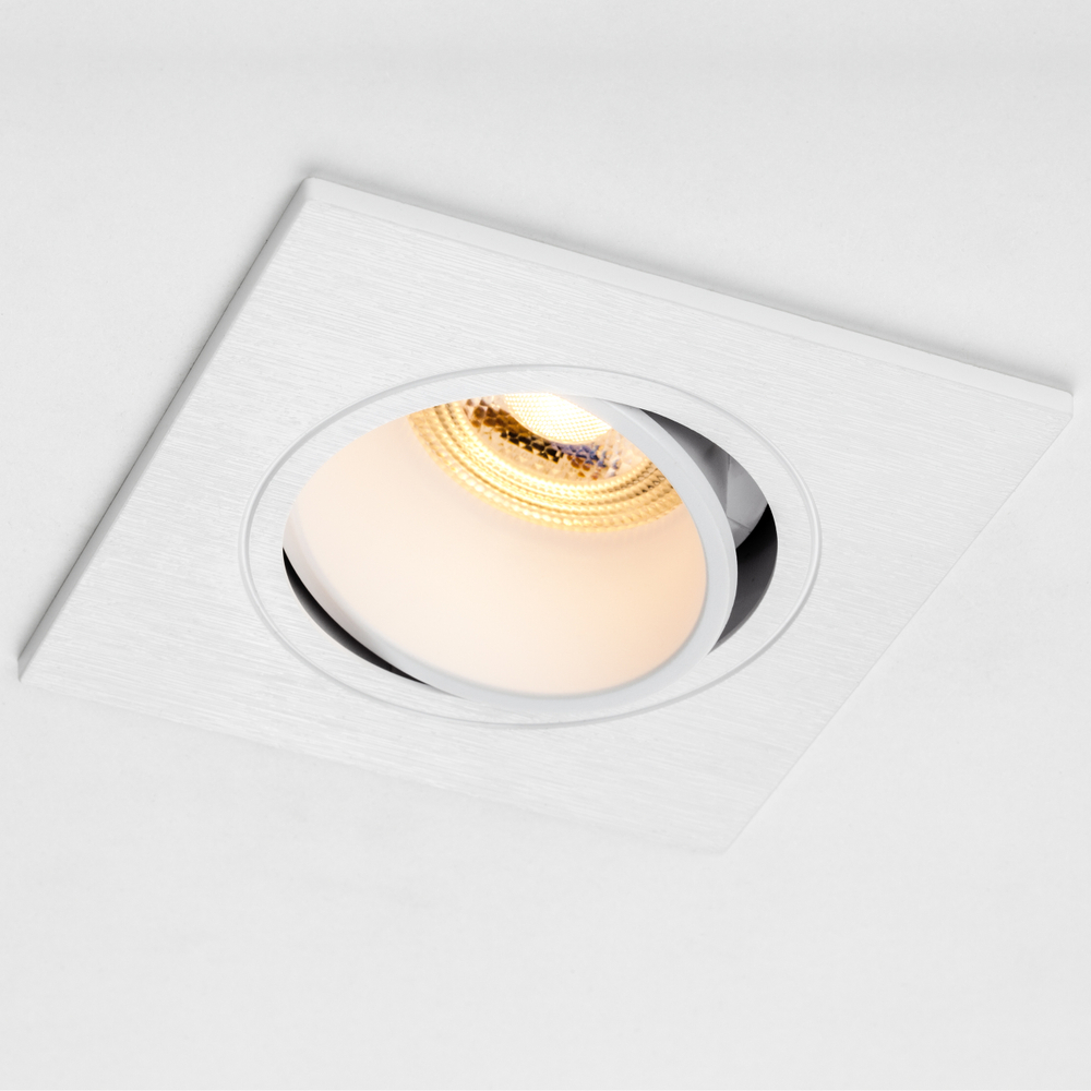 012616 Рамка (светильник) PVC д/LED-модулей 941хх и LED-ламп D50мм SINGO QUAD БЕЛЫЙ