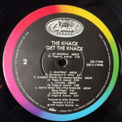 Винтажная виниловая пластинка LP The Knack Get The Knack (USA 1979) My Sharona