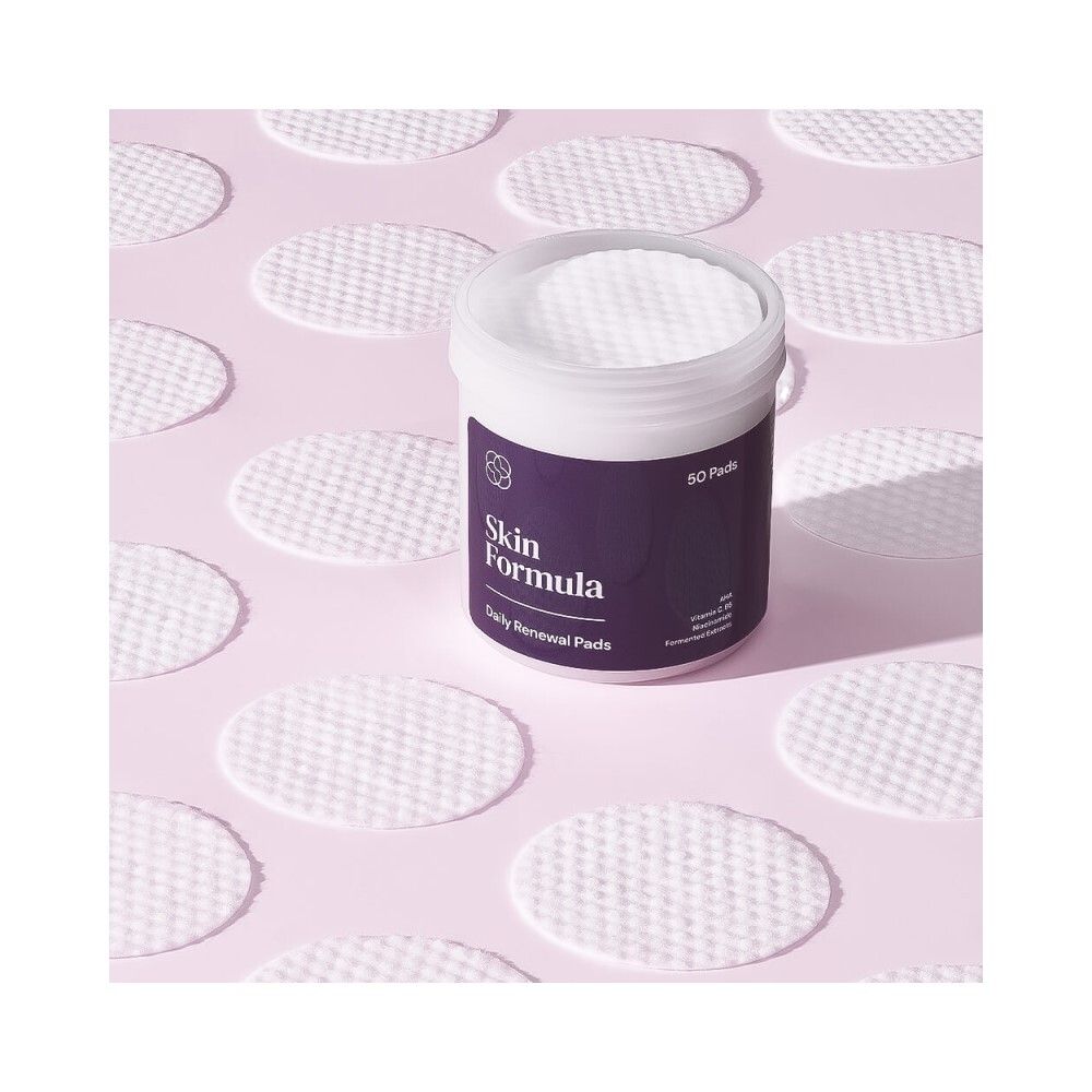 Skin Formula Daily Renewal Pads Мультивитаминные обновляющие салфетки с регенерирующим действием, 50 шт