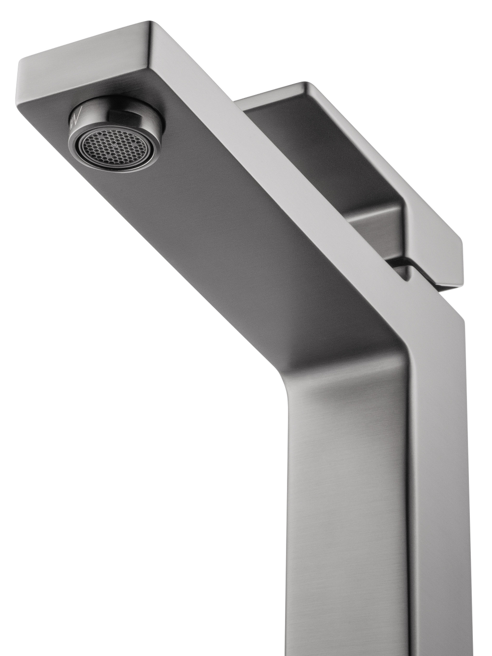 Смеситель для раковины высокий WONZON & WOGHAND CUBE 2.0, Темный графит (WW-88019068-BGM)