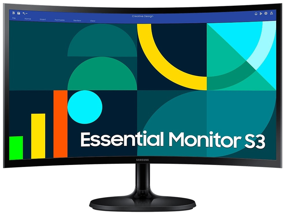 Монитор 24" Samsung LS24D360GAIXCI черный