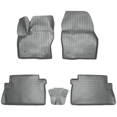 Ковры в салон Norplast/Unidec для Ford Kuga (2013-)Полиуретан,Серый, арт.NPA11-C22-400-G