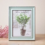 Фоторамка 13*18см «Женева» зелёная дымка, пластик