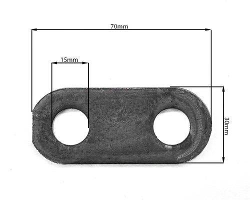 Пластинка для Бинокля транспортера к картофелекопалке Z-609