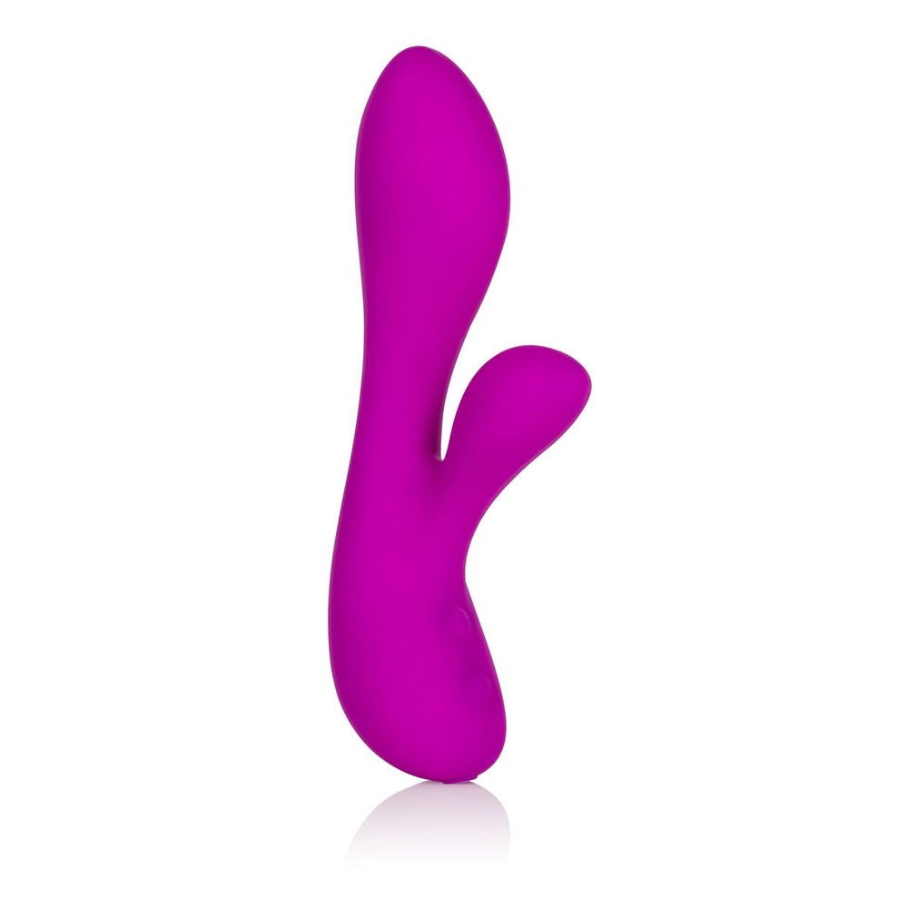 Перезаряжаемый фиолетовый вибромассажер Vr3 - 16,5 см. (Цвет: фиолетовый)
