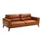 Трехместный диван Angel Cerda KF1016-3P, коричневая кожа