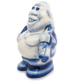 ГЛ- 457 Фигурка «Новый руссий» (Гжельский фарфор)