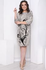 Платье "Образец обаяния" (беж) П8490 LT Collection