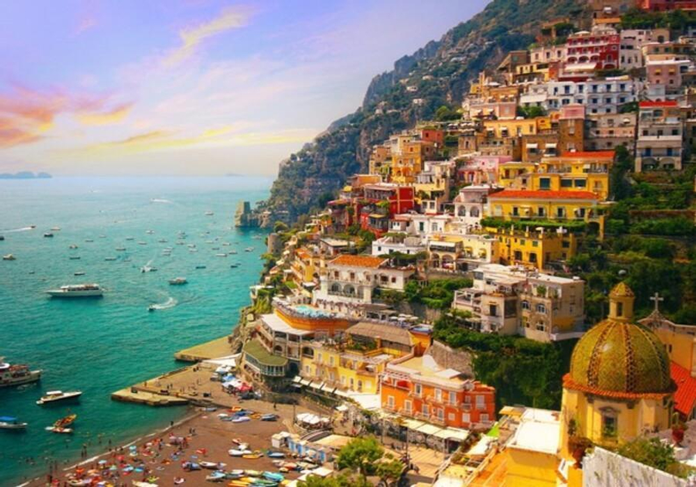 Алмазная мозаика 30х40см. "Амальфитанское побережье" без подрам. (Арт. SF30006)