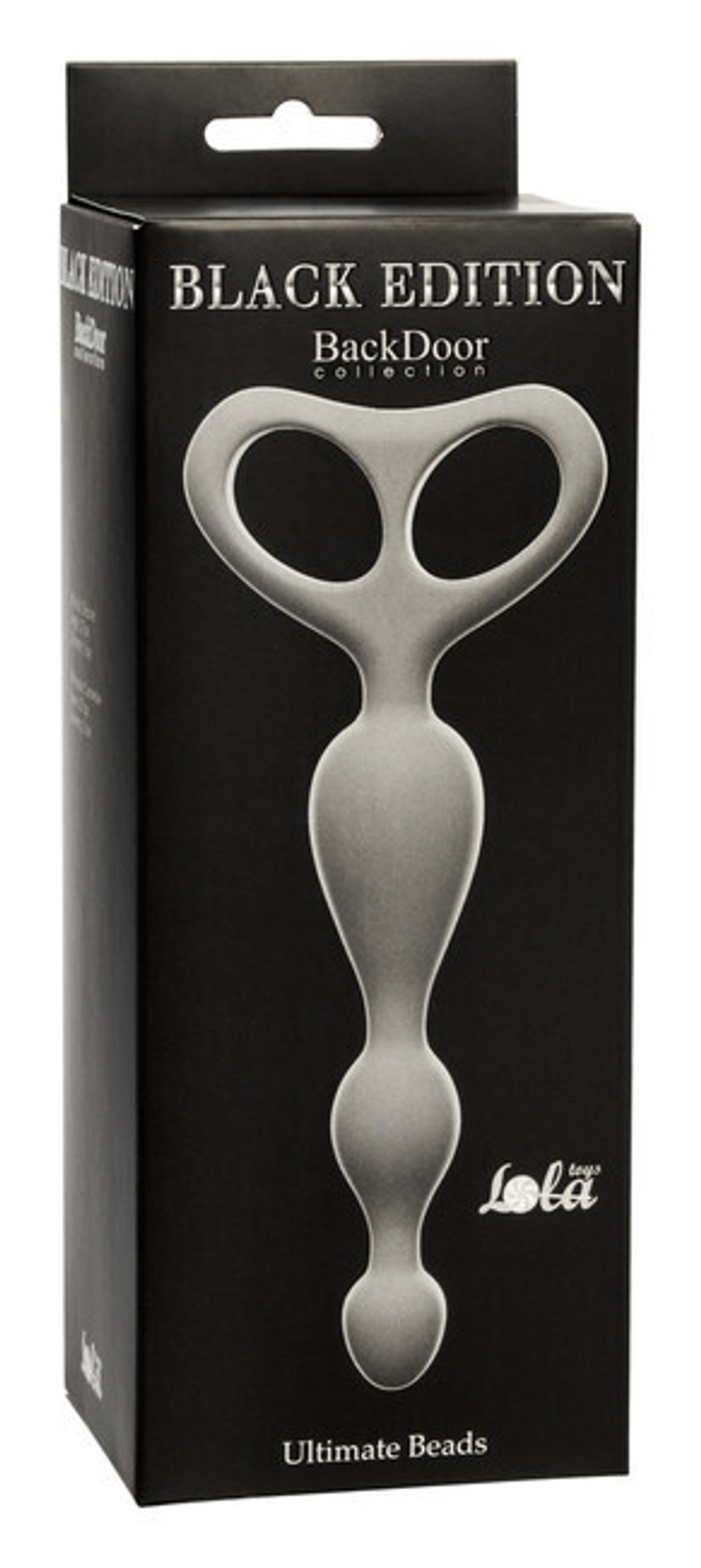 Рельефный анальный стимулятор Ultimate Beads (17 см , серый ) (Цвет: серый)