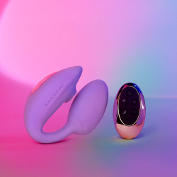 Love to Love WONDERLOVER - VIVA MAUVE - Виброяйцо с клиторальным флаппинг-стимулятором