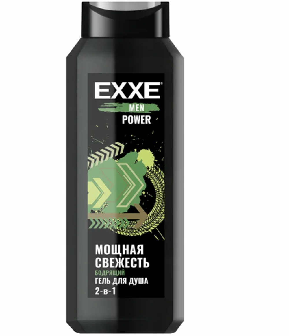 Гель для душа EXXE MEN 2в1 Бодрящая свежесть, 400мл