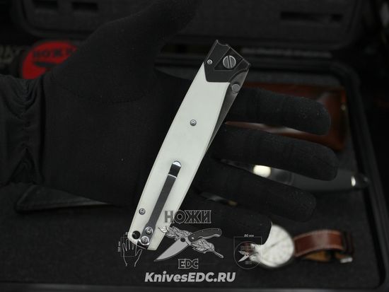 Складной нож STEELCLAW Baл-01W-Карп 2 поколение c клинком из стали D2, рукоять G10