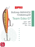 Воблер Team Esko 07, 7см, 6гр, цвет YETA