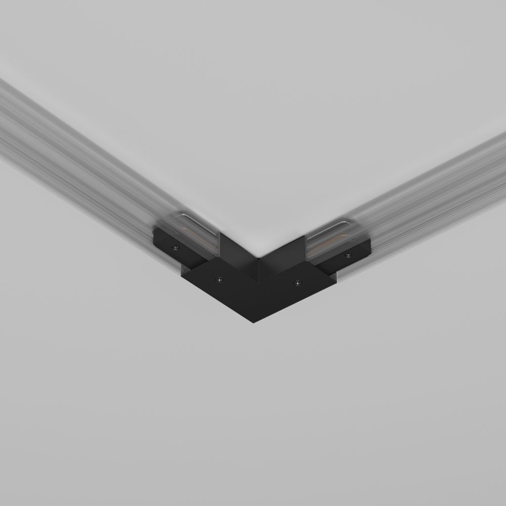 Коннектор питания угловой с вводом питания Maytoni Unity TRA001CLB-11B