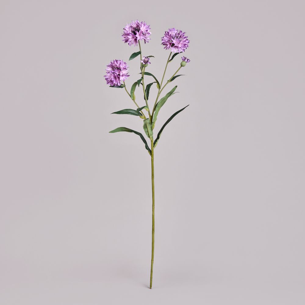 ЦВЕТОК ИСКУССТВЕННЫЙ "ВАСИЛЕК" ВЫСОТА=64СМ. (МАЛ=24 ШТ/КОР=96ШТ.)