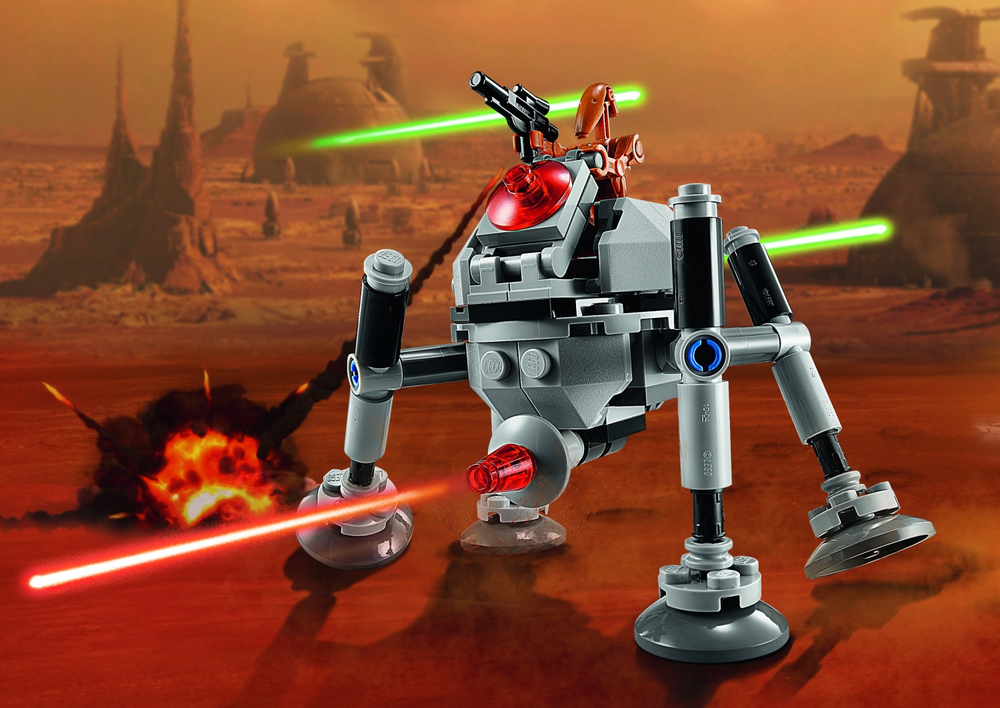 LEGO Star Wars: Самонаводящийся дроид-паук 75077 — Homing Spider Droid Microfighter — Лего Звездные войны Стар Ворз