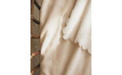 Zara Home плед детский из полиэстера, кремовый, 70x100 см
