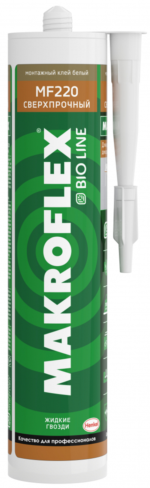 Клей монтажный полиакрилатный Макрофлекс MF220 Сверхпрочный 400 г
