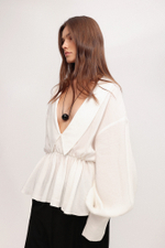 Блуза с баской