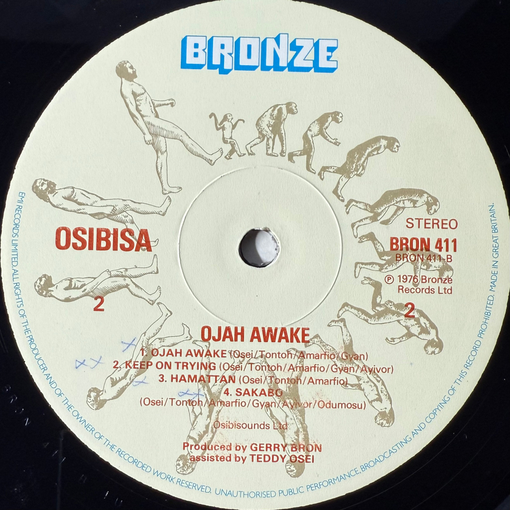 Osibisa ‎– Ojah Awake (Англия)