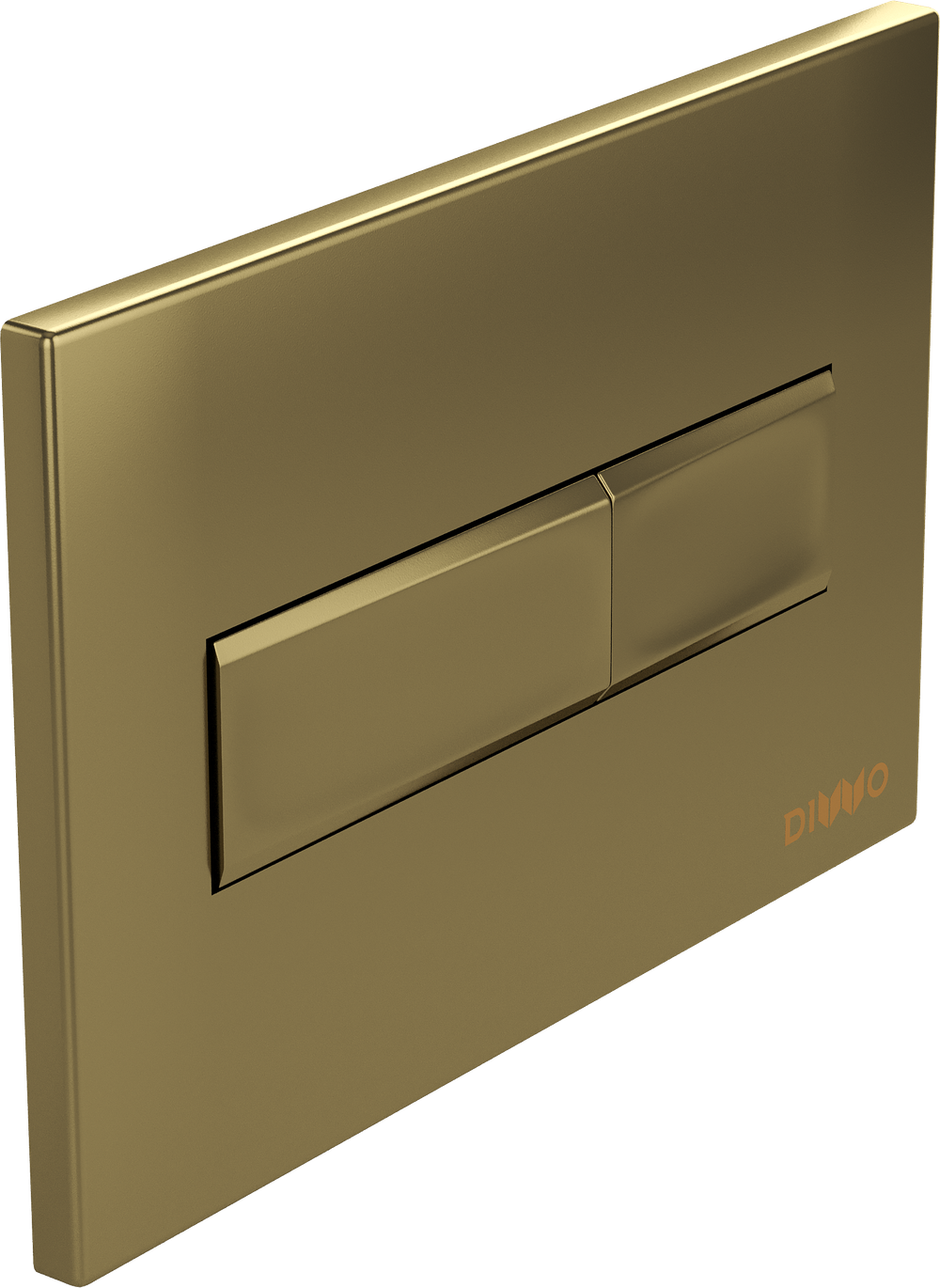 Кнопка смыва для унитаза DIWO 7325 пластик, цвет матовое золото