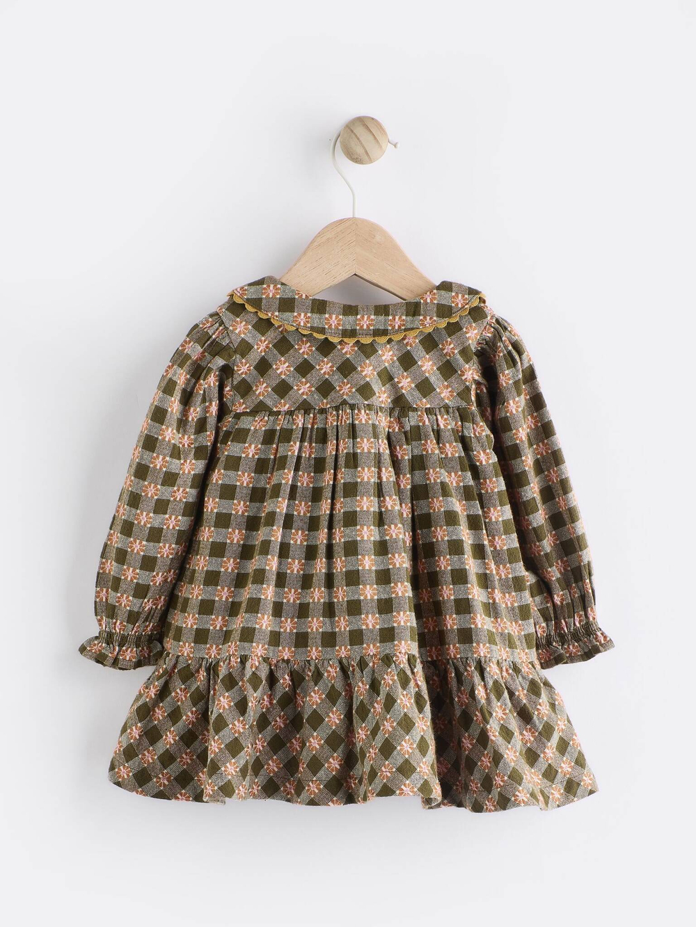 Платье и колготки в комплекте для девочки Next B49-199, Коричневый, Бежевый