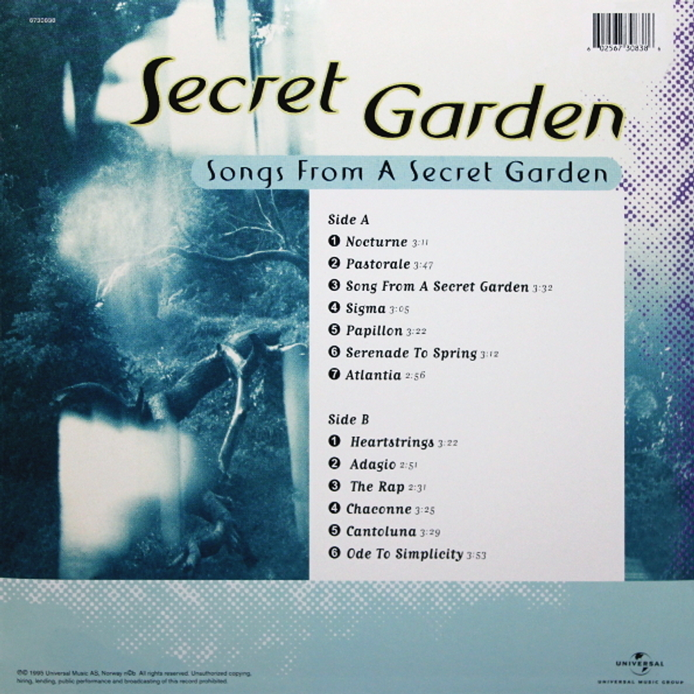 Secret Garden / Songs From A Secret Garden (LP)