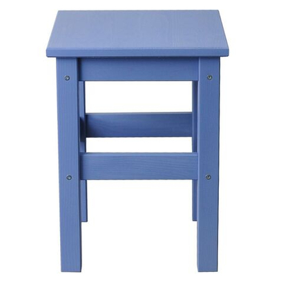 Табурет деревянный Одвар 33х33 см из массива сосны, синий