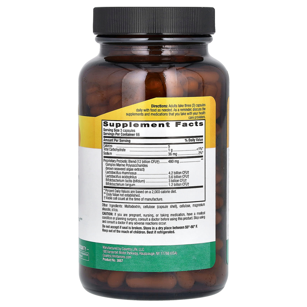 Country Life, Power-Dophilus, 200 веганских капсул