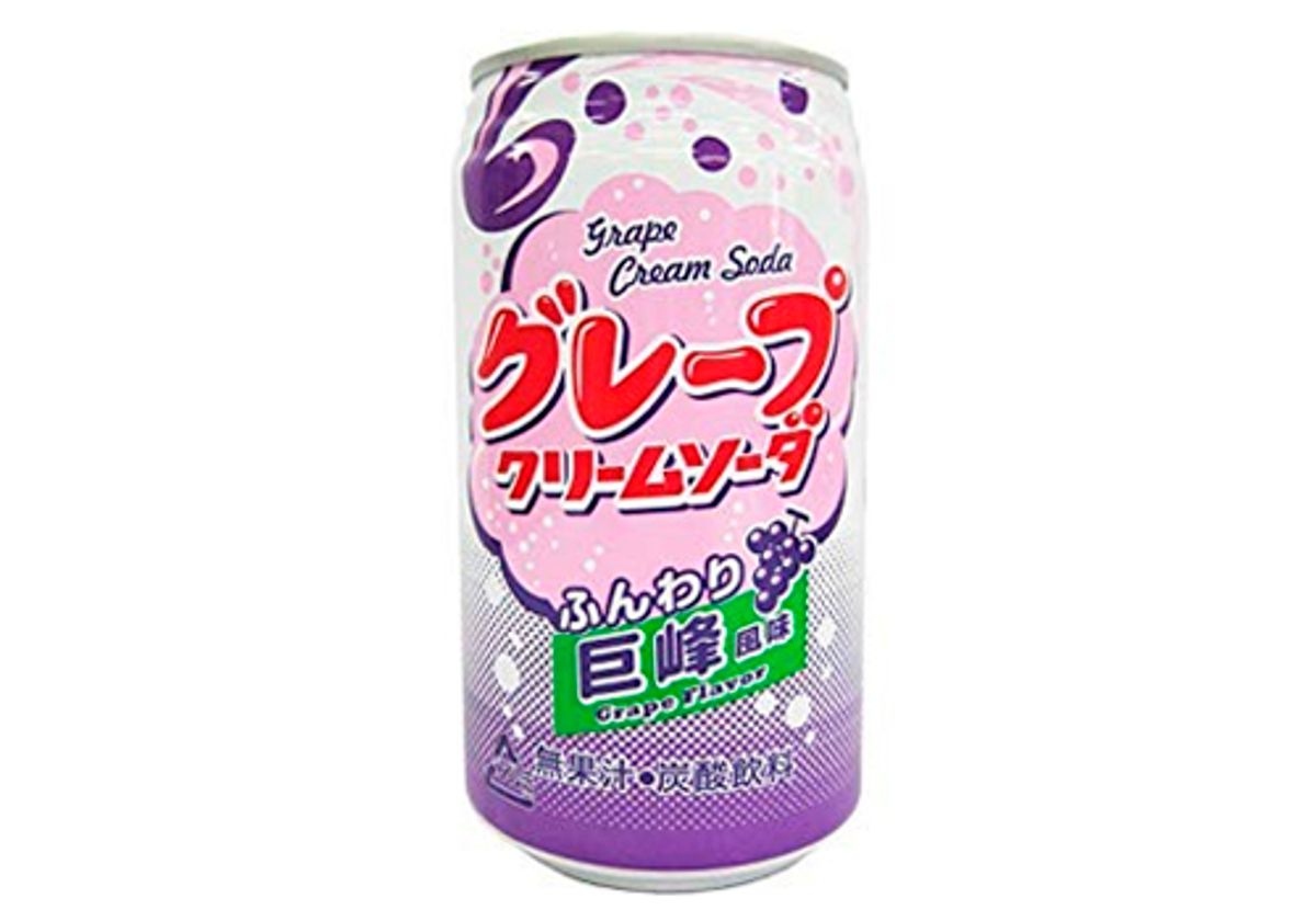 Лимонад со вкусом винограда и крем соды Tominaga, 350мл