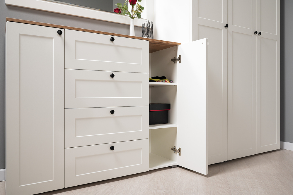 Комод Остин 16.221, Белый, Дуб золотой