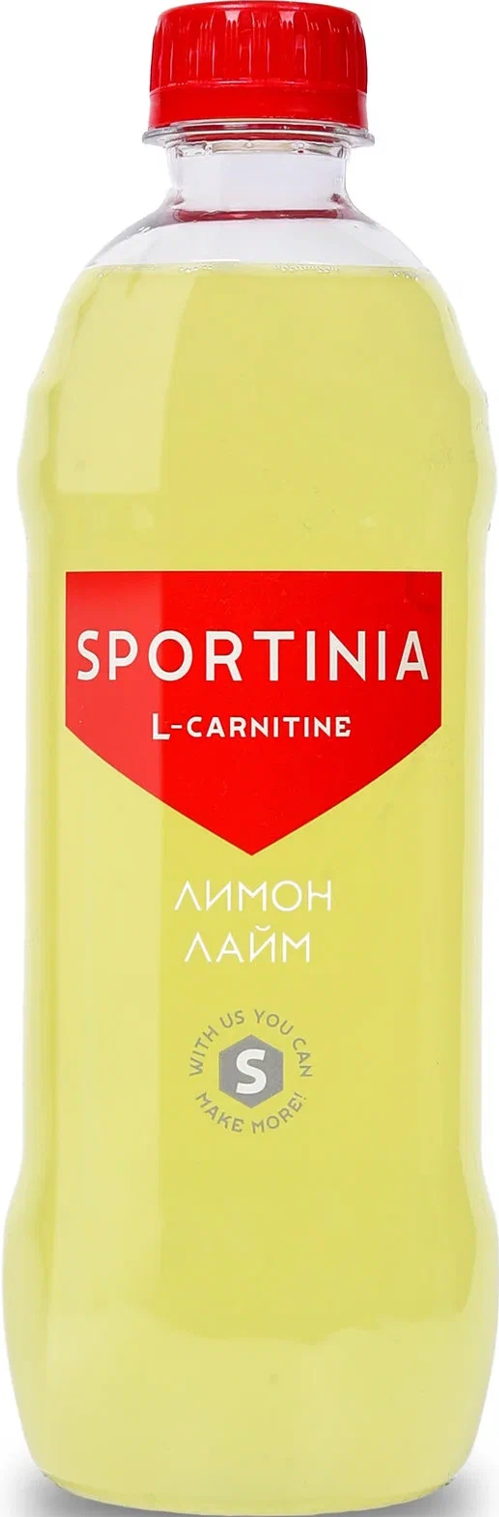 Sportinia L-карнитин 0,5л ПЭТ Лимон-Лайм