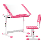 Комплект растущей детской мебели Anatomica Arlekino парта + стул + выдвижной ящик голубой