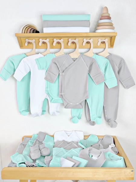 Mint | Gray | White