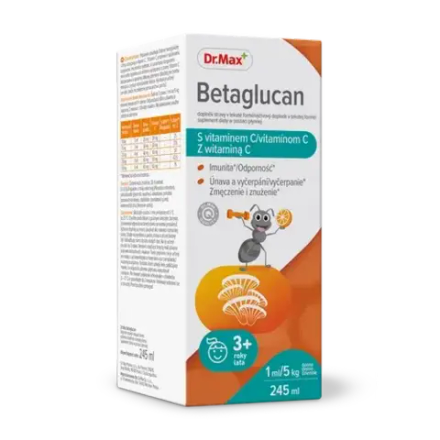 Диетическая добавка Dr.Max Бетаглюкан + Витамин С, 245 мл
