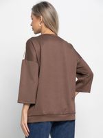 Блуза Джорджианна (бежево-коричневая) Б15130-18М LT Collection