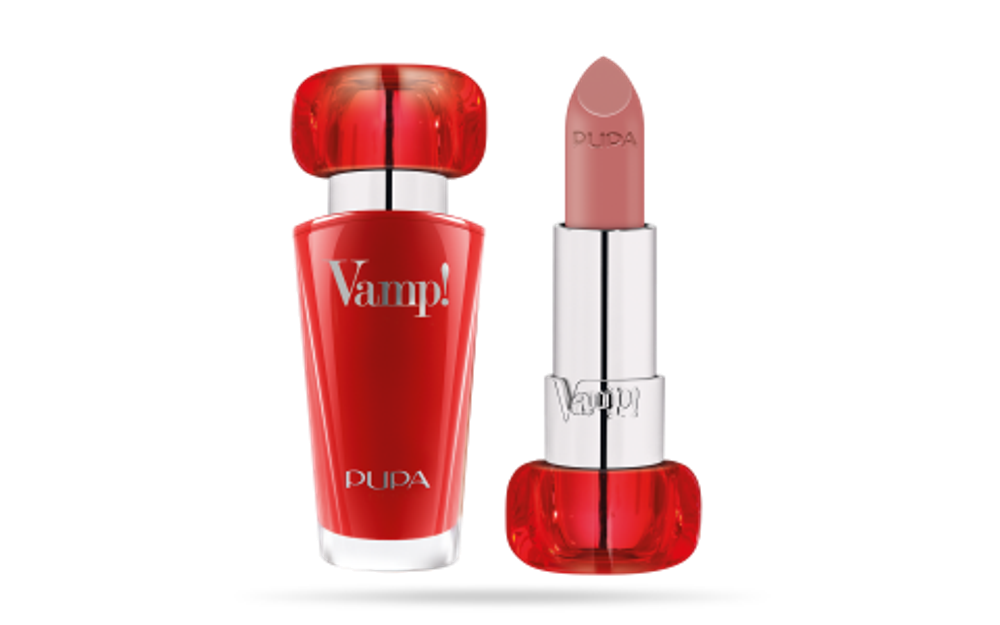 Pupa Помада для губ Vamp!, тон №102, Розовый нюд, 3,5 гр