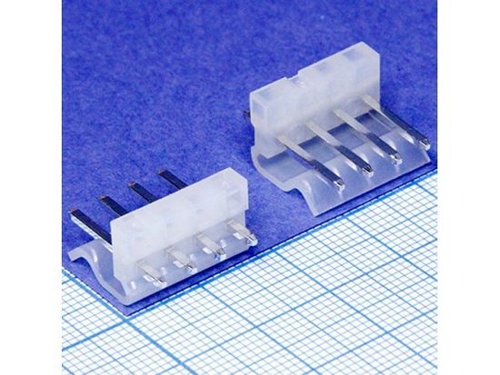 Разъём PWL-04 3,96мм / DS1072-4MV / L-KLS1-3.96-04-S / A3960WV-04P / PW15-04M