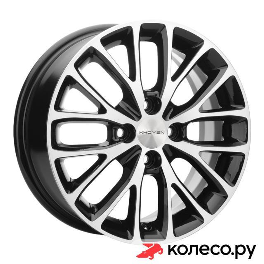 KHW1506 (Rio/Solaris) 6x15/4*100 D54.1 ET48 Black-FP