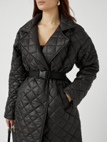 Стеганое пальто женское на утеплителе Alpolux