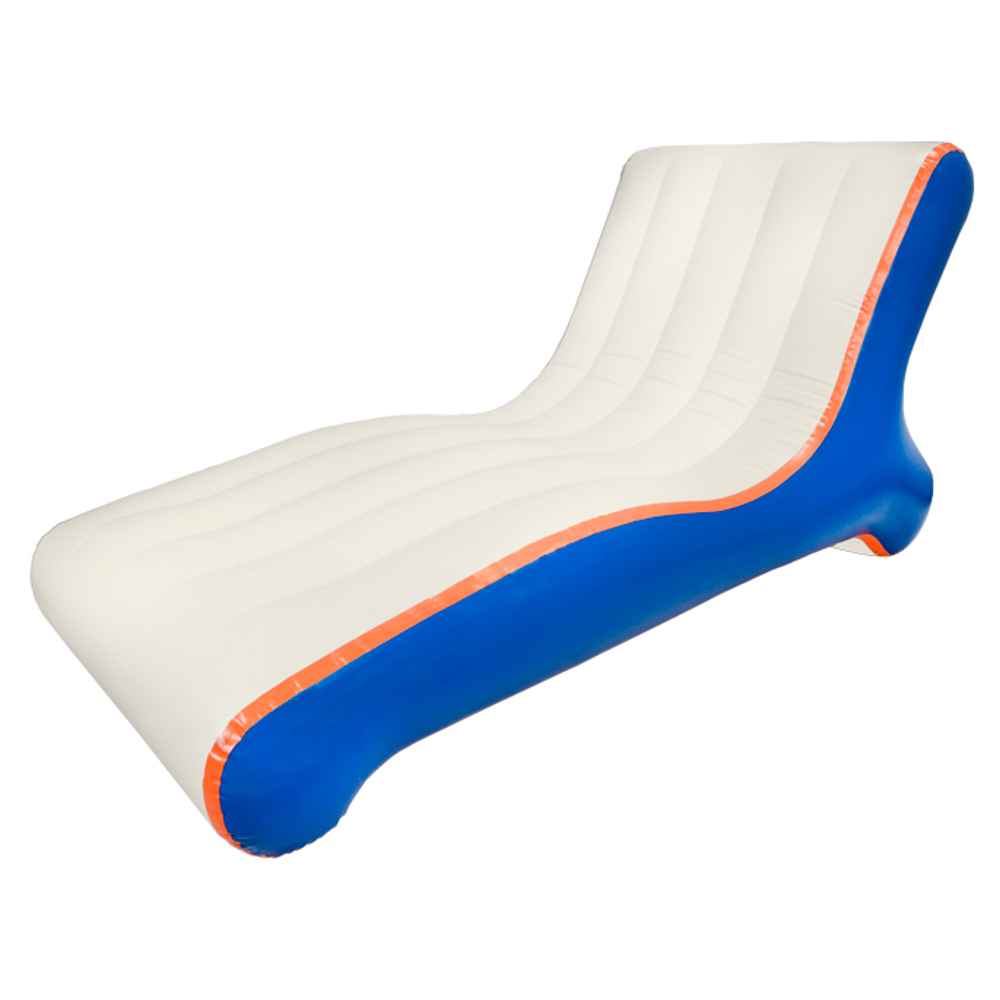 Шезлонг надувной 1-местный ПВХ (230*105 см)