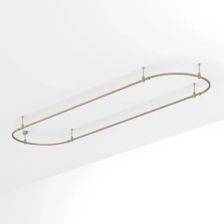 Основание ART-APRIORI-OVAL-ROD-200-4000x1000 (OG) (Arlight, IP20 Металл, 3 года) 054403