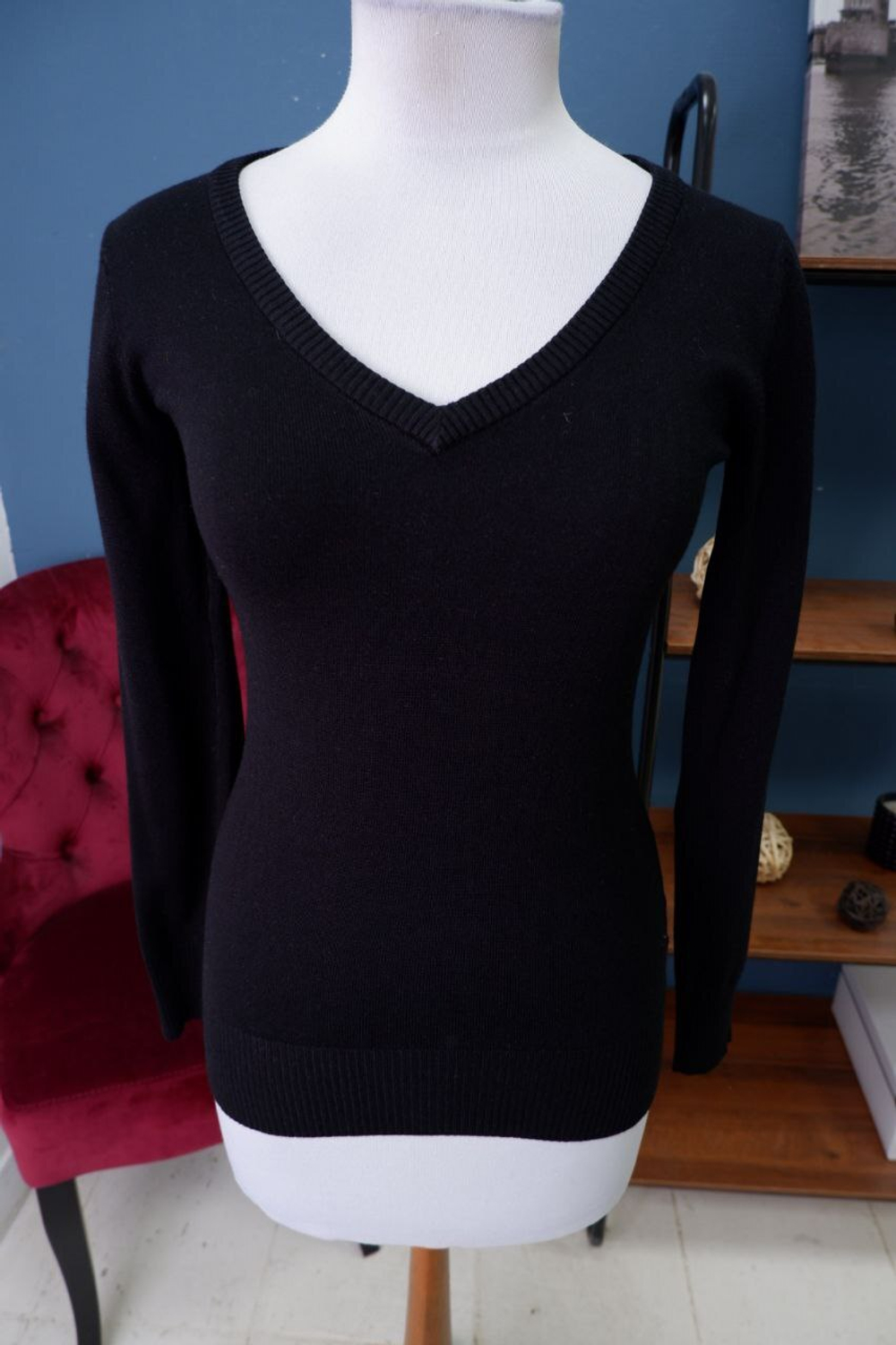 Джемпер лаконичный 44 размер