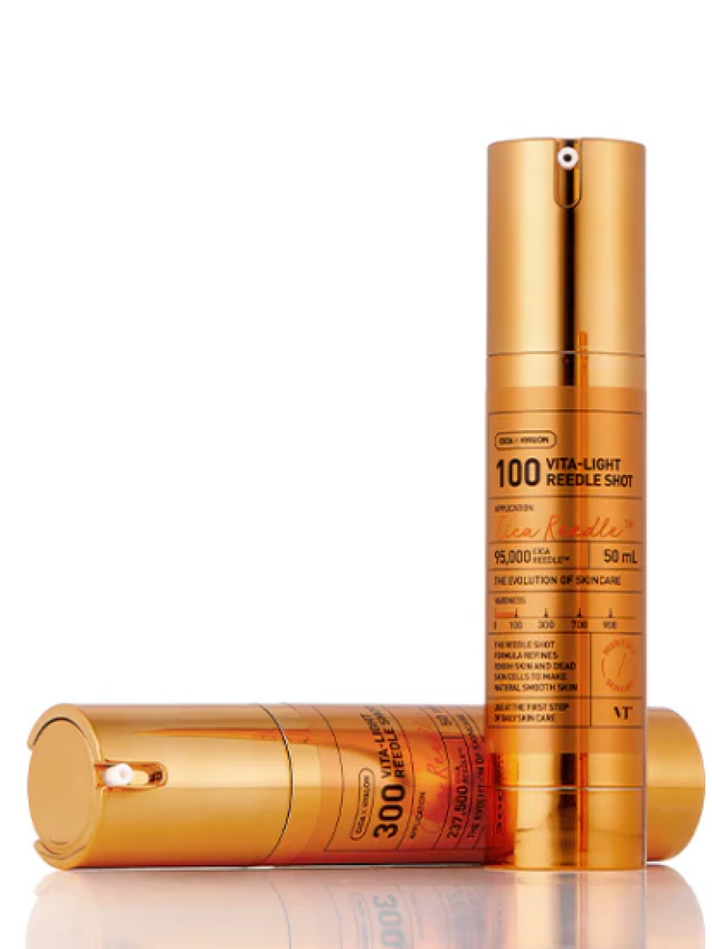 VT Cosmetics Бустер-сыворотка для лица с микроиглами и витамином C / Vita-Light Reedle Shot 100, 50 мл