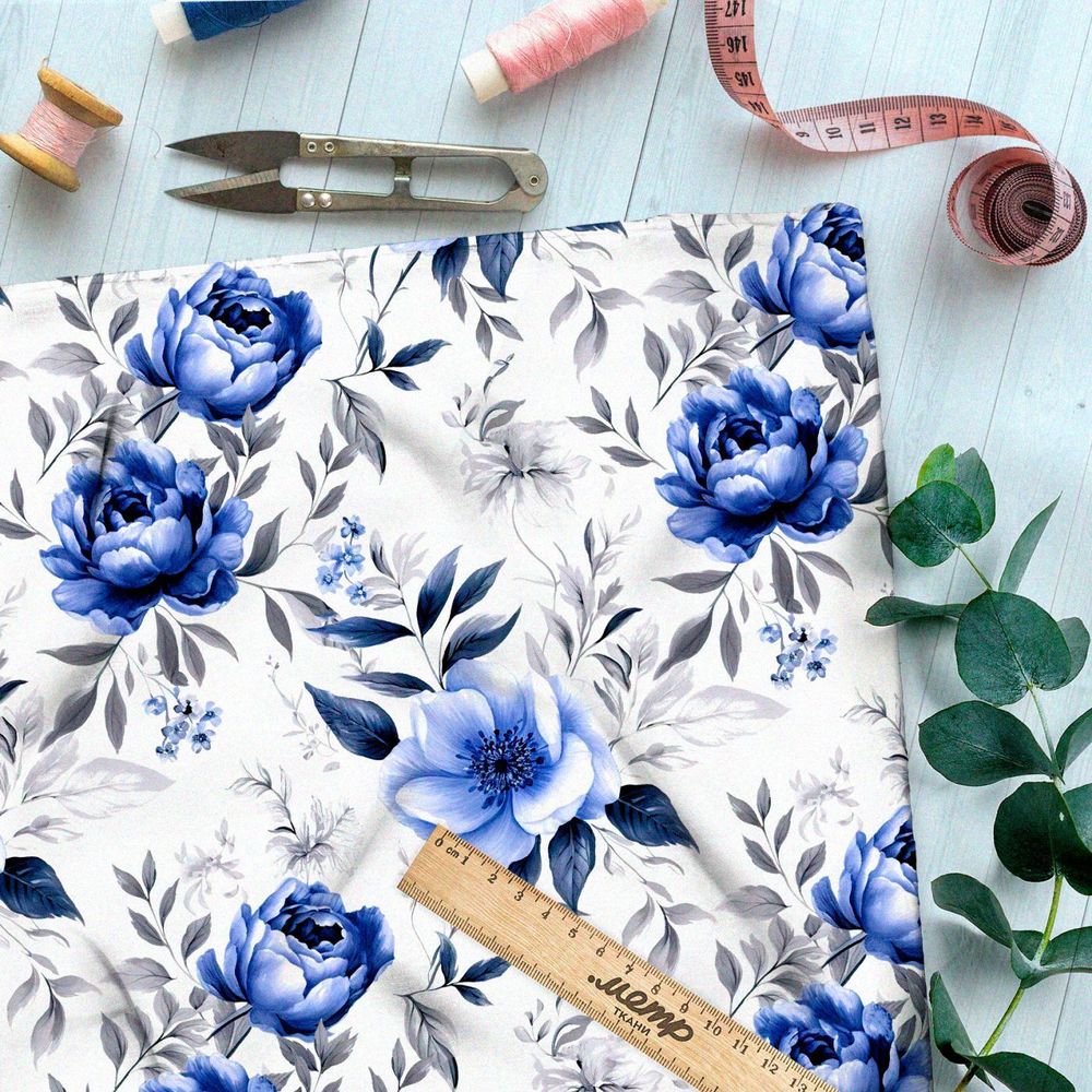 Ткань Барби цветочная симфония