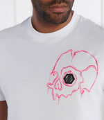 Футболка SS Dripping Skull Philipp Plein - белый(MTK7083 PJY002N)