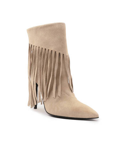 Кожаные ботильоны olympe tronchetto Pinko - бежевый(100573 A0N8)