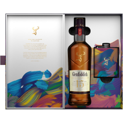 Виски Glenfiddich 15 Y.O. 0,7 л. В подарочной упаковке с флягой