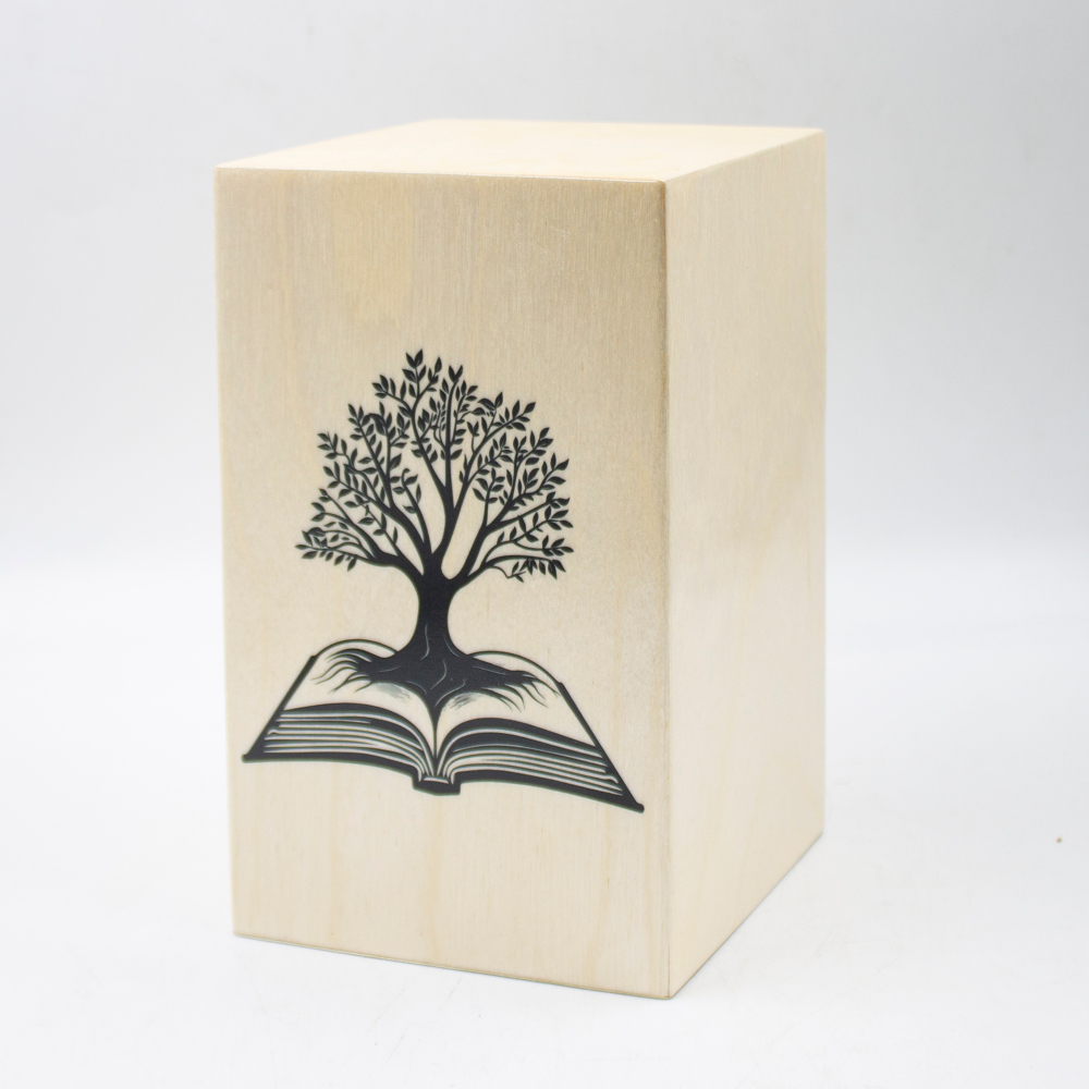 Урна для праха "Люмьер" Дерево и книга